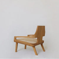 Cleat Lounge Chair Oak