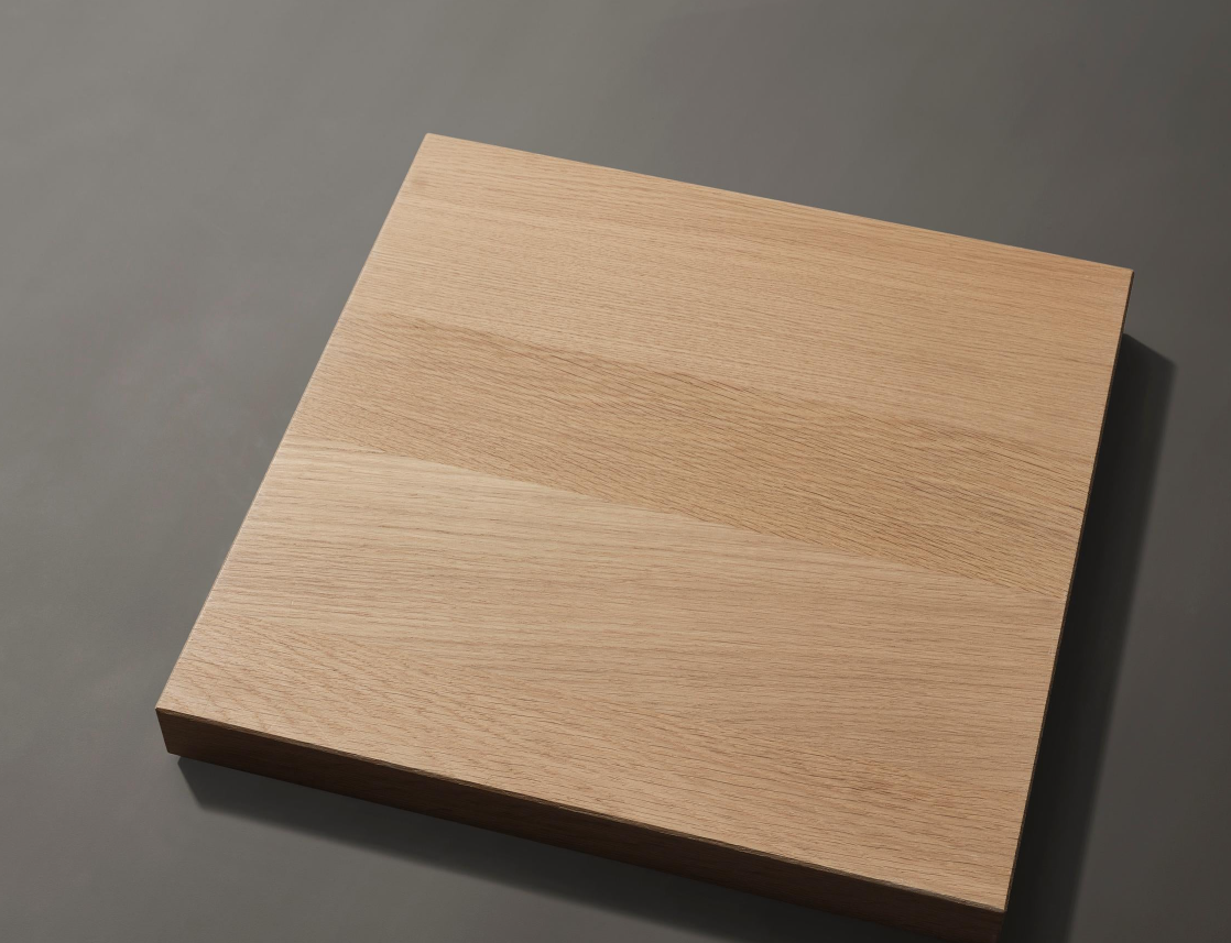 Akos Walnut Wood Bed