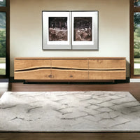 Mace Oak Wood Sideboard
