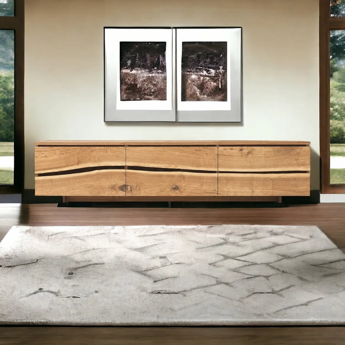 Mace Oak Wood Sideboard