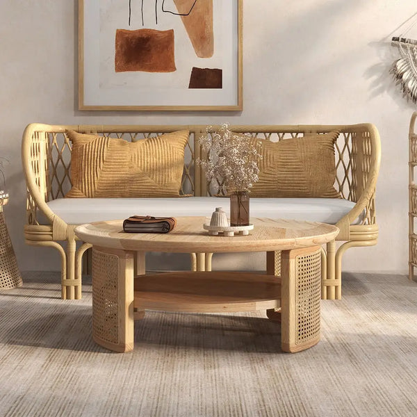 Jace Ash Wood Coffee Table
