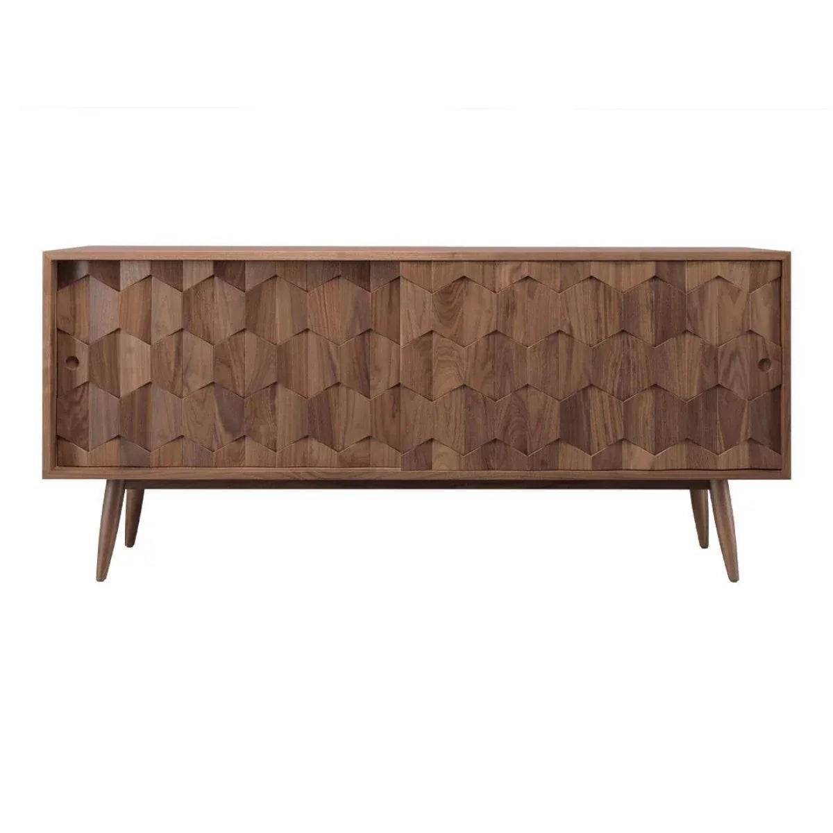 Acelin Walnut Wood TV Unit