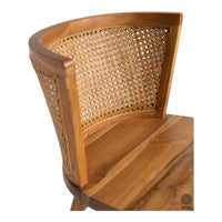 Aeron Teak Wood & Rattan Chair