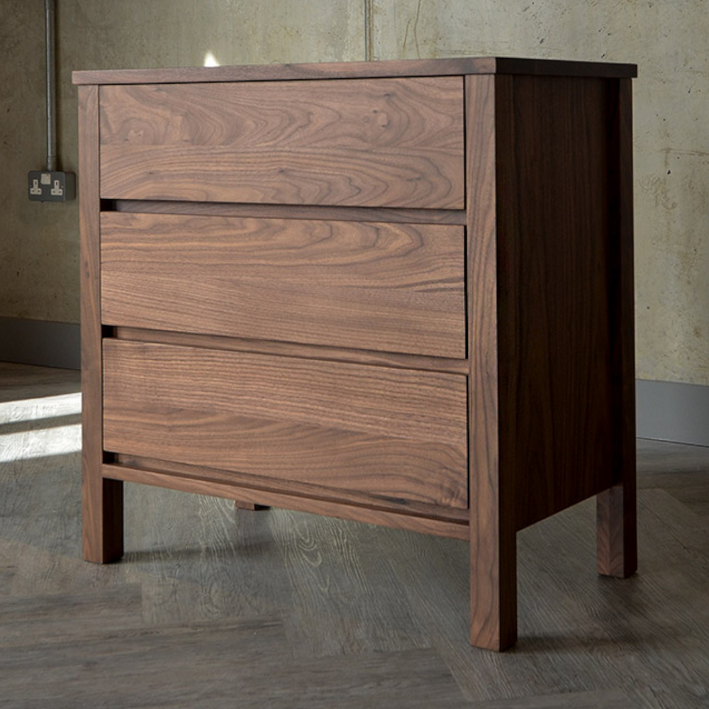 Anton Walnut Wood Chest of Drawers – Nismaaya Decor