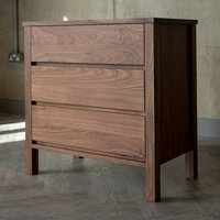 Anton Walnut Wood Chest of Drawers 1