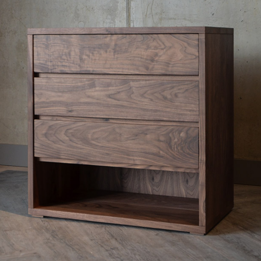 Antwan Walnut Wood Chest of Drawers – Nismaaya Decor