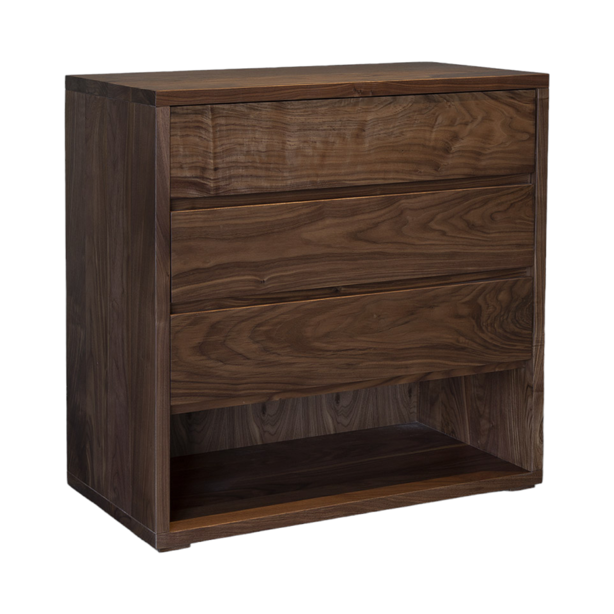 Antwan Walnut Wood Chest of Drawers 3