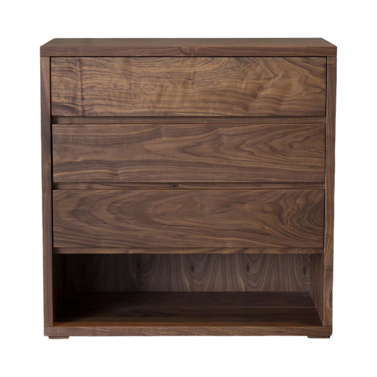 Antwan Walnut Wood Chest of Drawers 2