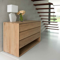 Aramis Oak Wood Chest of Drawers 1