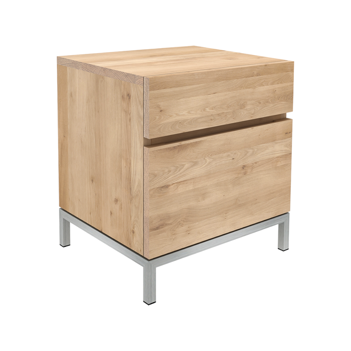 Bairn Oak Wood Bedside 3