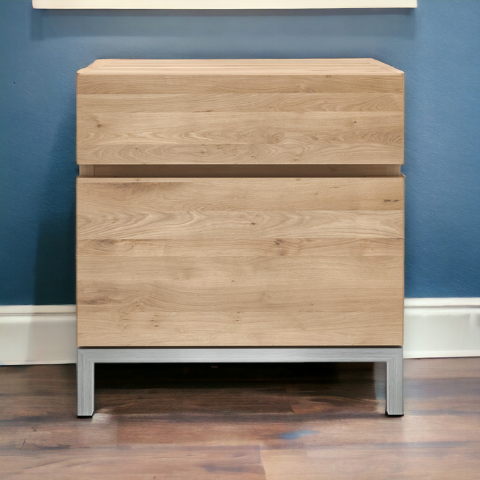 Bairn Oak Wood Bedside 1