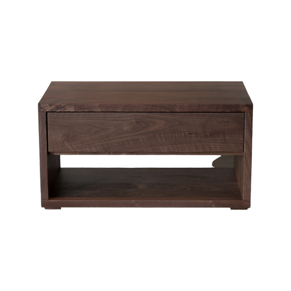 Bala Walnut Wood 1 Drawer Bedside 2