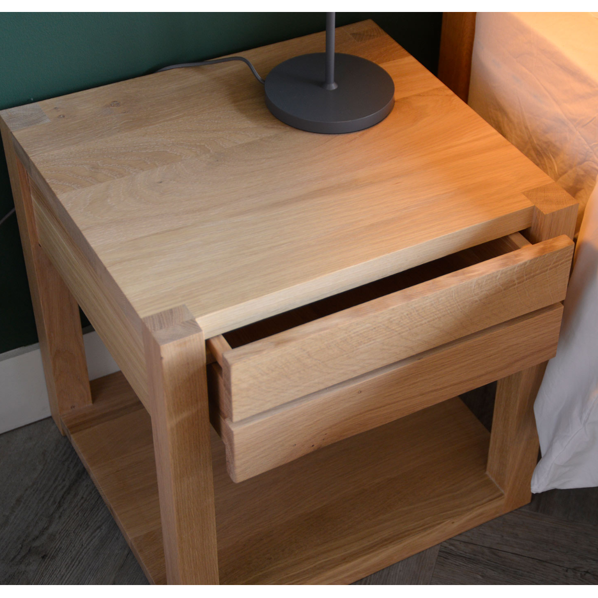 Ban Oak Wood Drawer Bedside 3