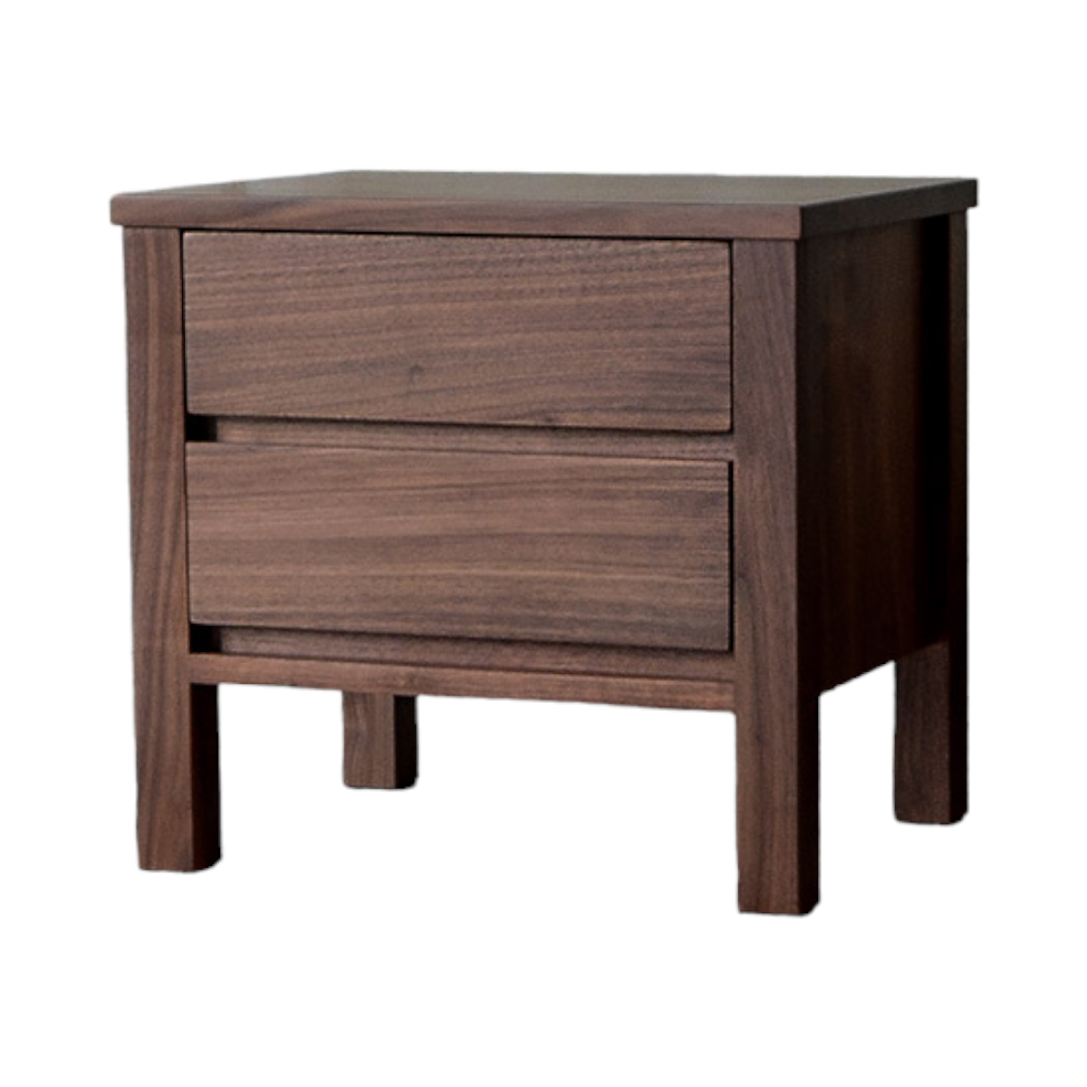 Bane Walnut Wood Drawer Bedside 3