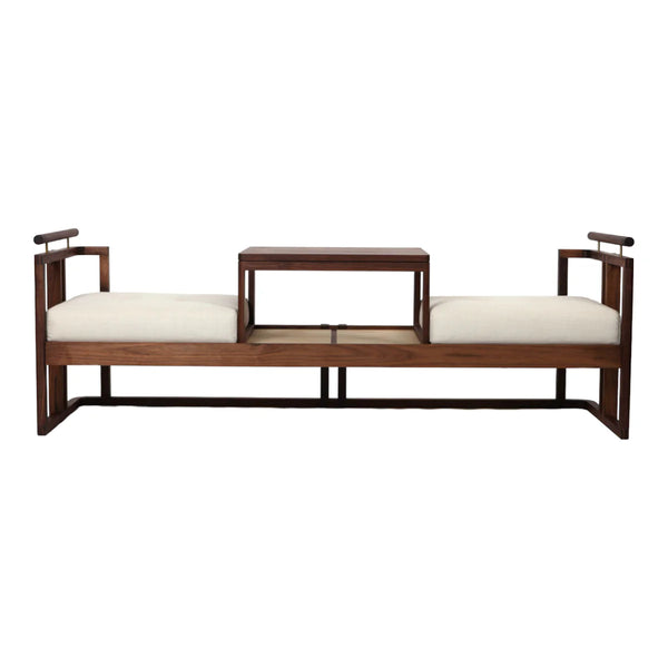 Bella Teak Wood 2 Seater Sofa 2