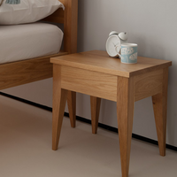 Bence Oak Wood Bedside 1