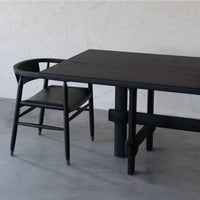 Benicia Ash Wood Dining Table 5