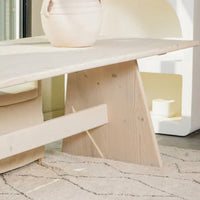 Benicio Oak Wood Dining Table