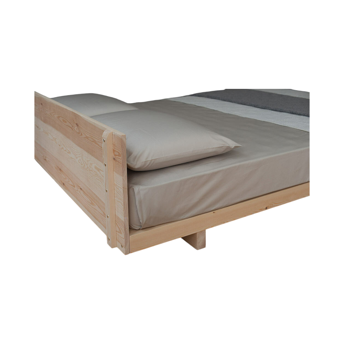 Bevin Oak Wood Bed 4