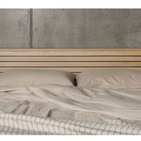 Beyla Oak Wood Bed 5