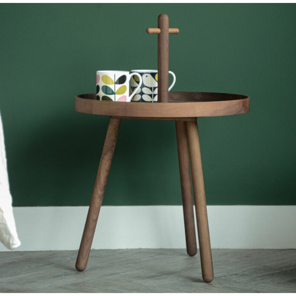 Beyla Walnut Wood Bedside 2