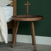 Beyla Walnut Wood Bedside 3