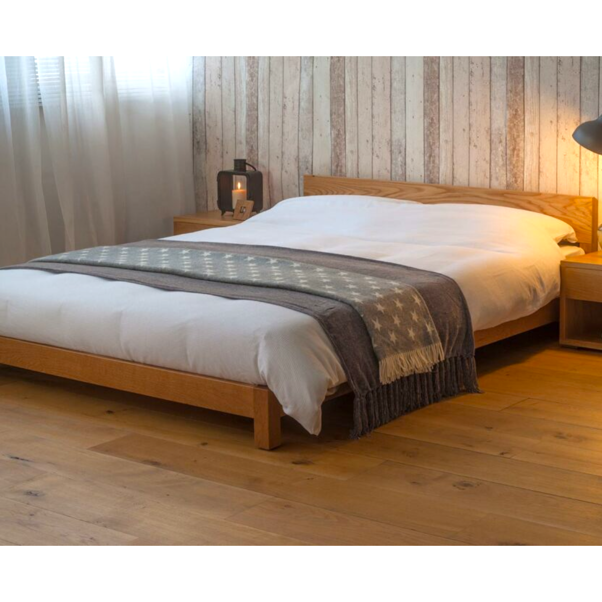 Bin Oak Wood Bed 4