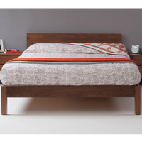 Bina Walnut Wood Bed 3