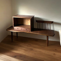 Bray Walnut Wood Bench