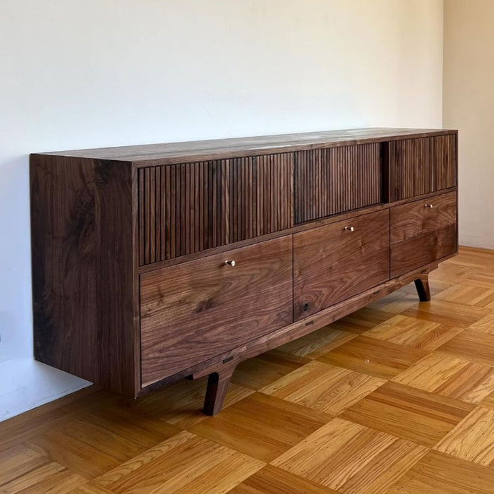 Brevyn Walnut Wood Cabinet & Sideboard 1