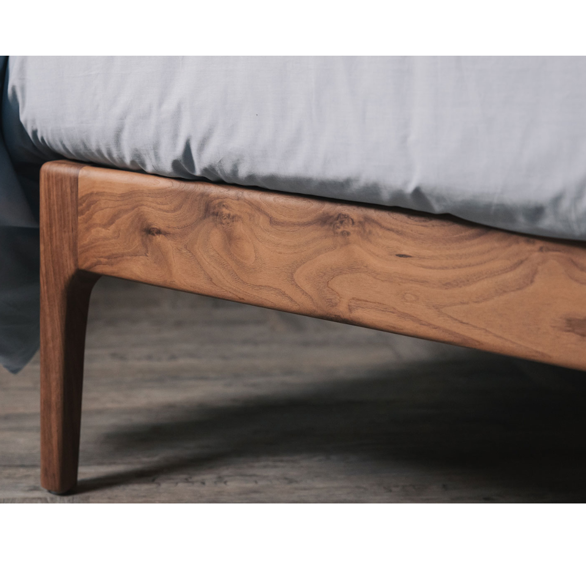 Brick Walnut Wood Bedside 5