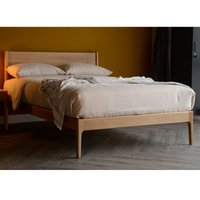 Brisa Oak Wood Bed 4