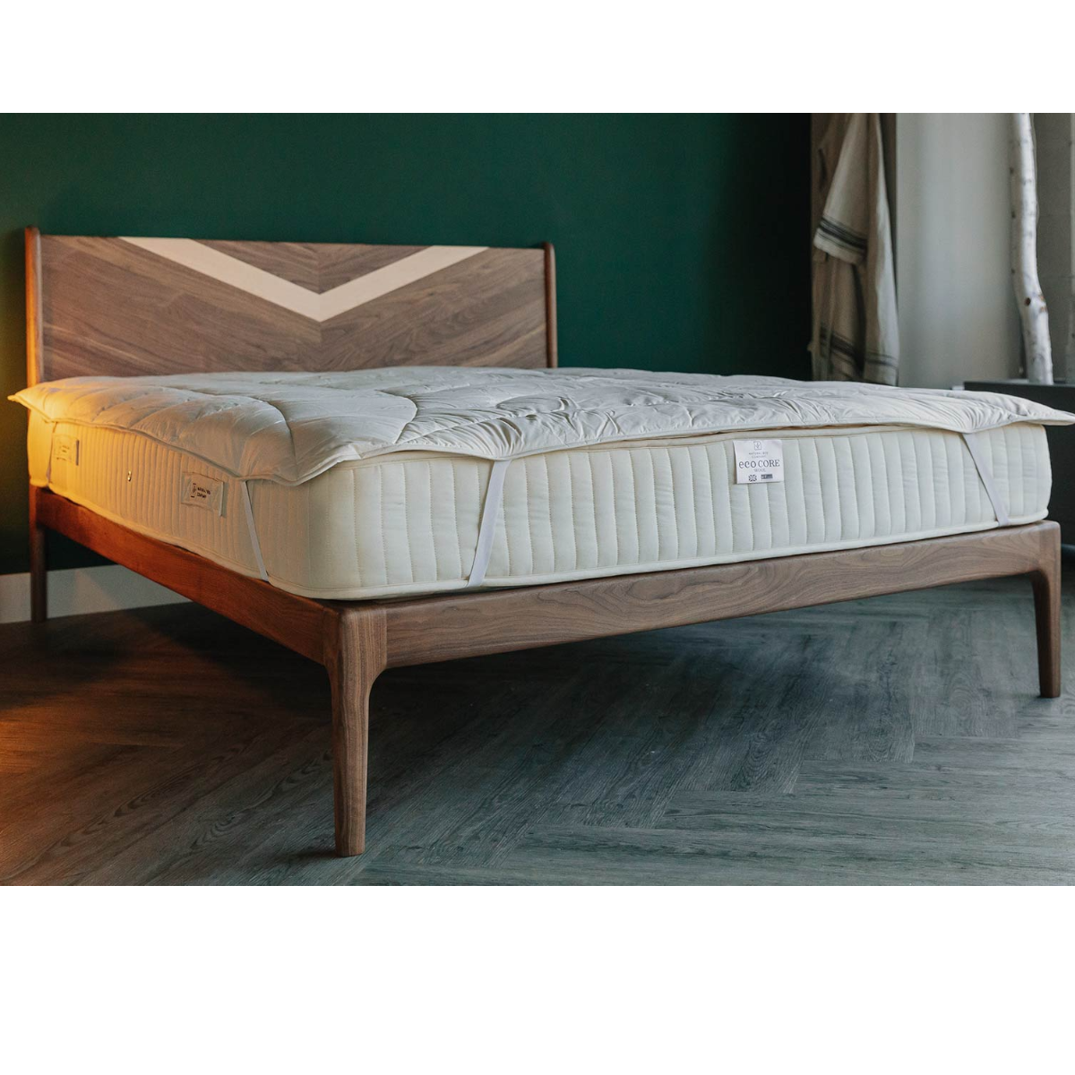 Brock Walnut Wood Bed 4