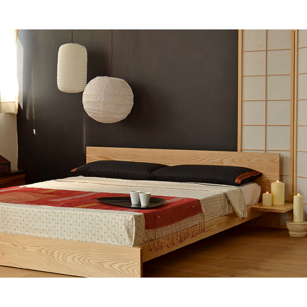 Bronx Oak Wood Bed 4