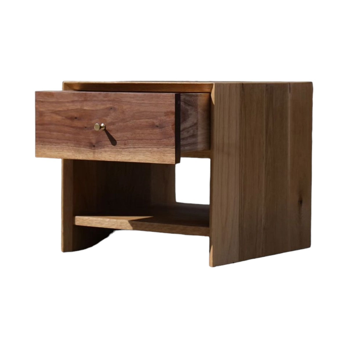 Brynn Oak Wood Bedside 4