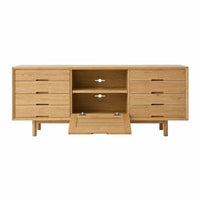 Madrona Oak Wood Cabinet & Sideboard