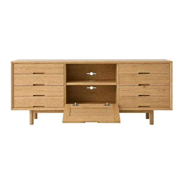 Madrona Oak Wood Cabinet & Sideboard