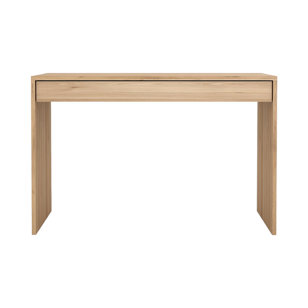 Caron Oak Wood Console Table 2