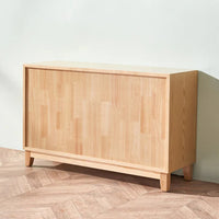 Dean  Ash Wood & Rattan Sideboard 4