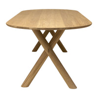 Easton Oak Wood Dining Table 2