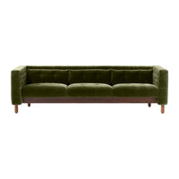 Edric Teak Wood 3 Seater Sofa 2