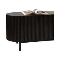 Edwin Oak Wood Sideboard Black 7