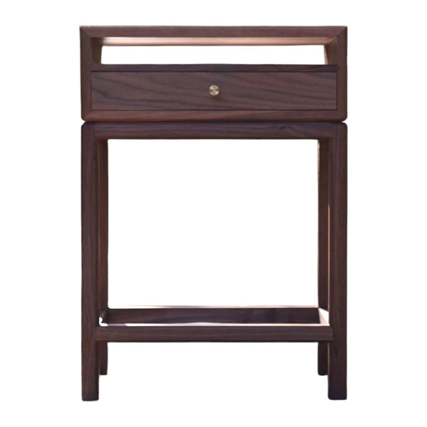 Edwin Walnut Wood Bedside 2