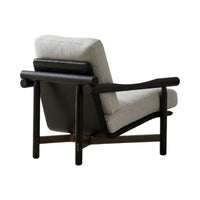 Edwina Black Oak Wood Arm Chair