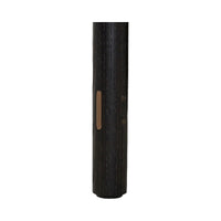 Edwina Black Oak Wood Arm Chair