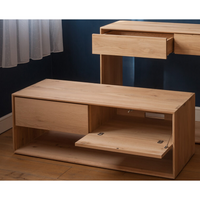 Ehan Oak Wood Media Unit 4