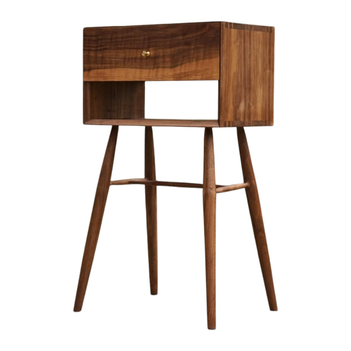 Ehan Walnut Wood Bedside 2