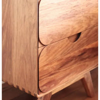 Elan Walnut Wood Bedside 5