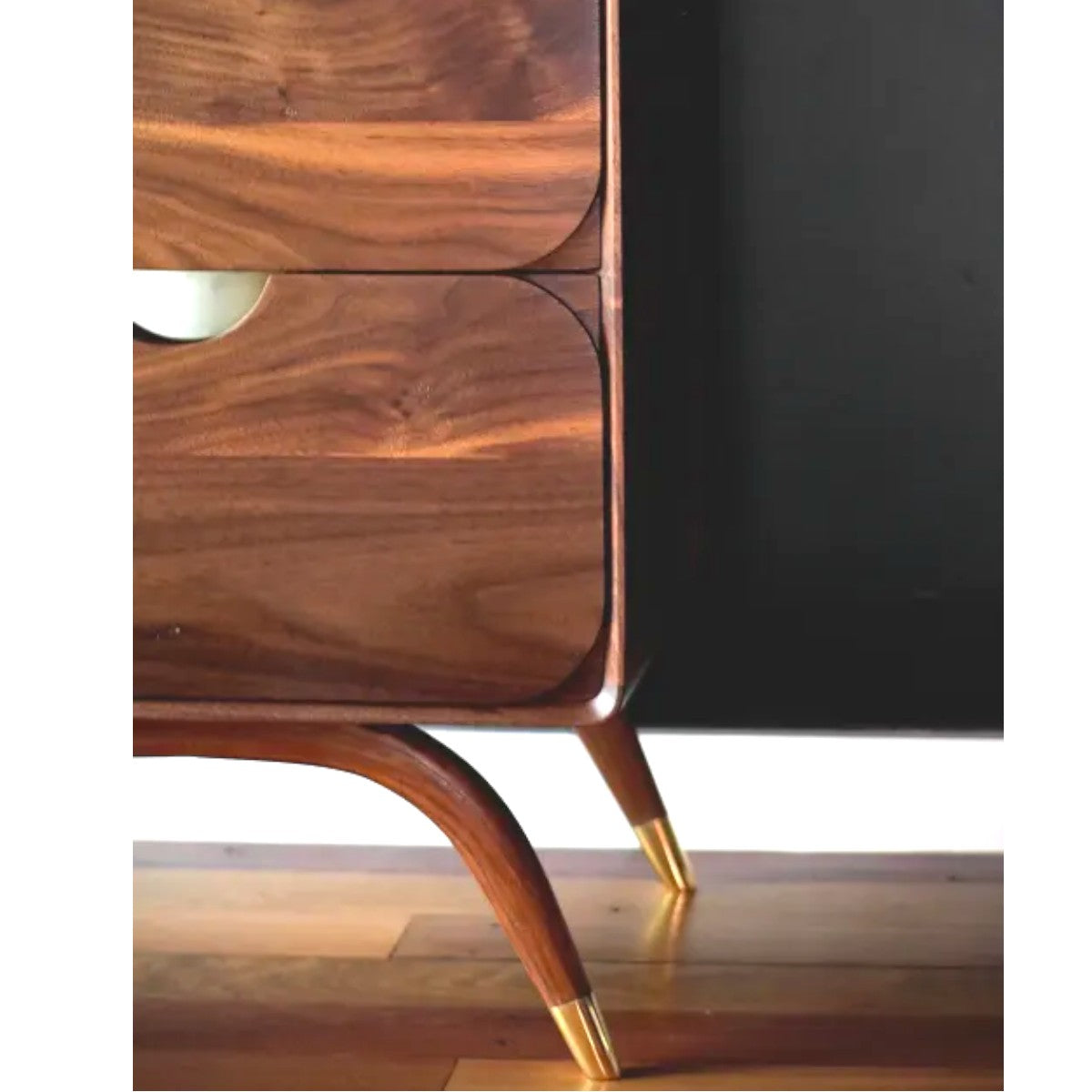 Elana Walnut Wood Bedside 7