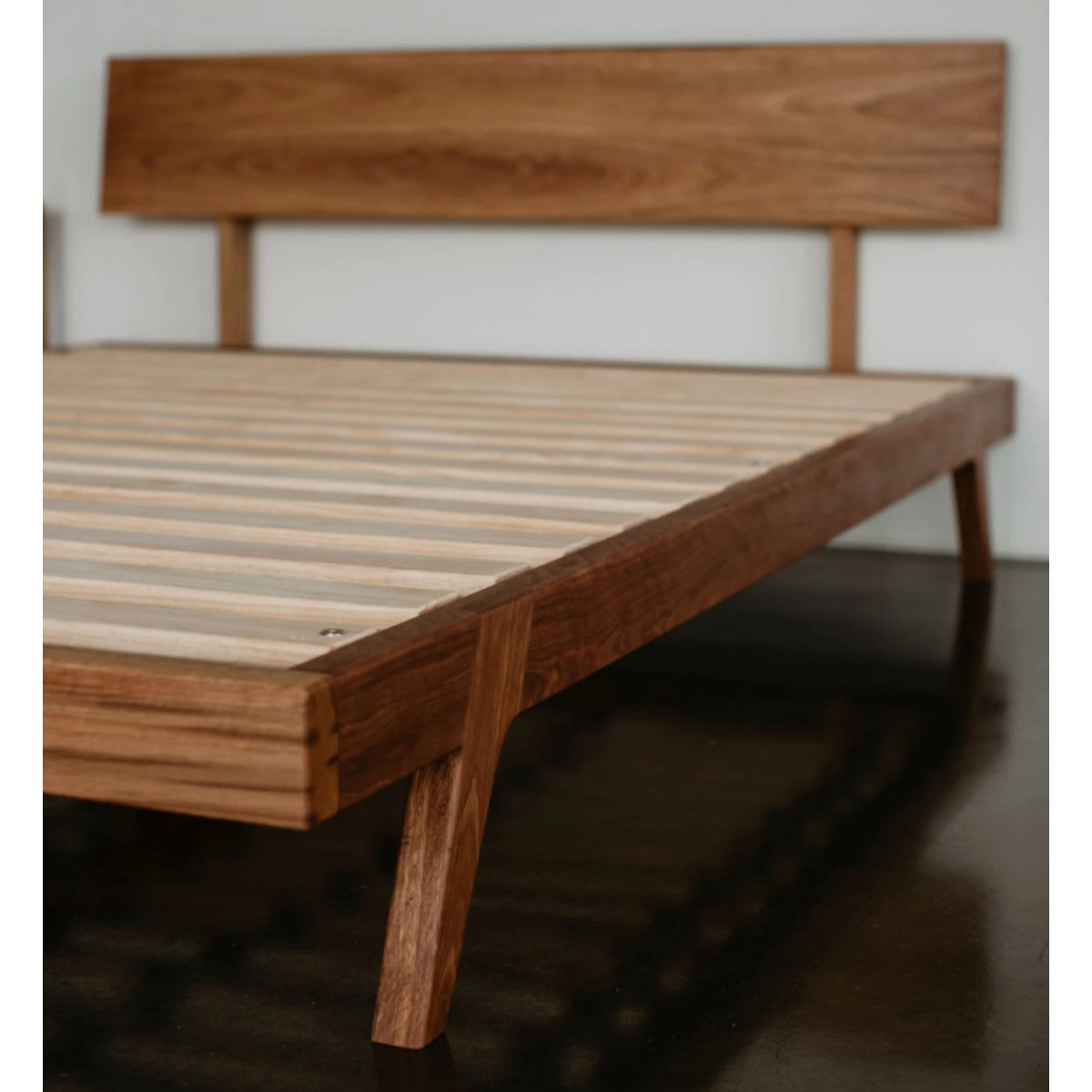 Eleri Walnut Wood Bed 3